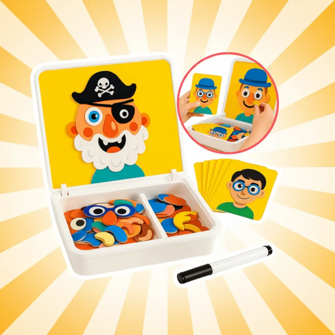 Kids Emotion Learning Toy Magnetic Portable & Screen-Free