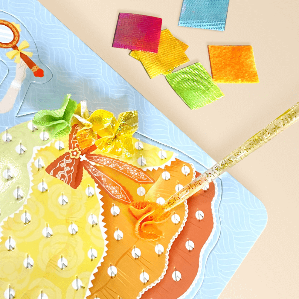 Kids Fabric Art Kit 600 Pieces Set of 10