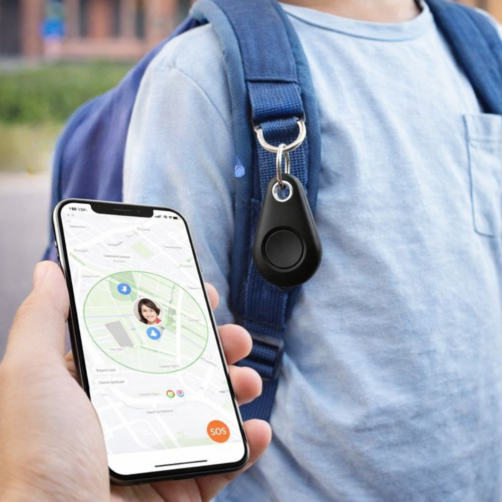 Kids GPS Tracker Real-Time Tracking SOS Button Geo-Fence Alerts