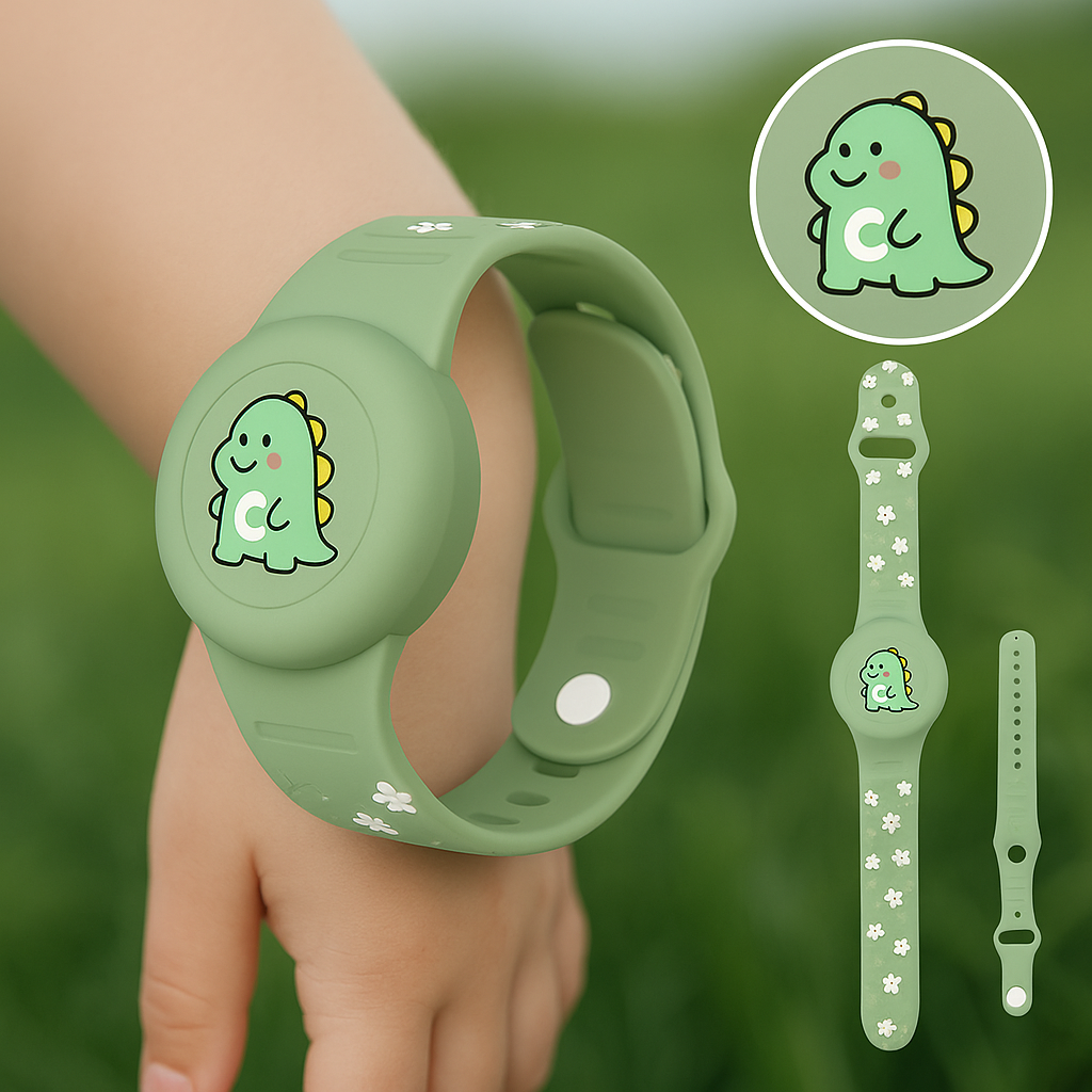Kids GPS Wristband Real-Time Tracking Adjustable Silicone Strap