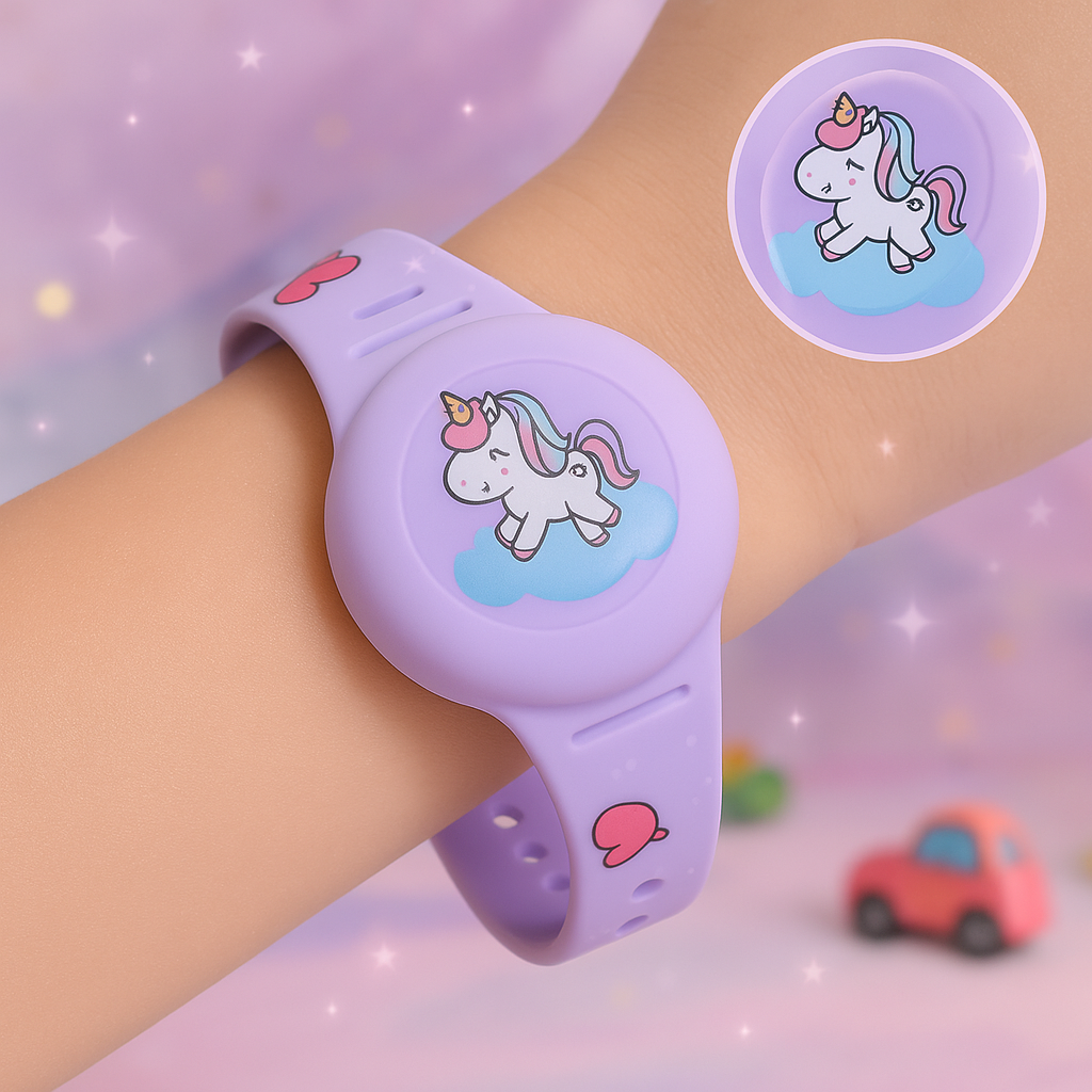 Kids GPS Wristband Real-Time Tracking Adjustable Silicone Strap