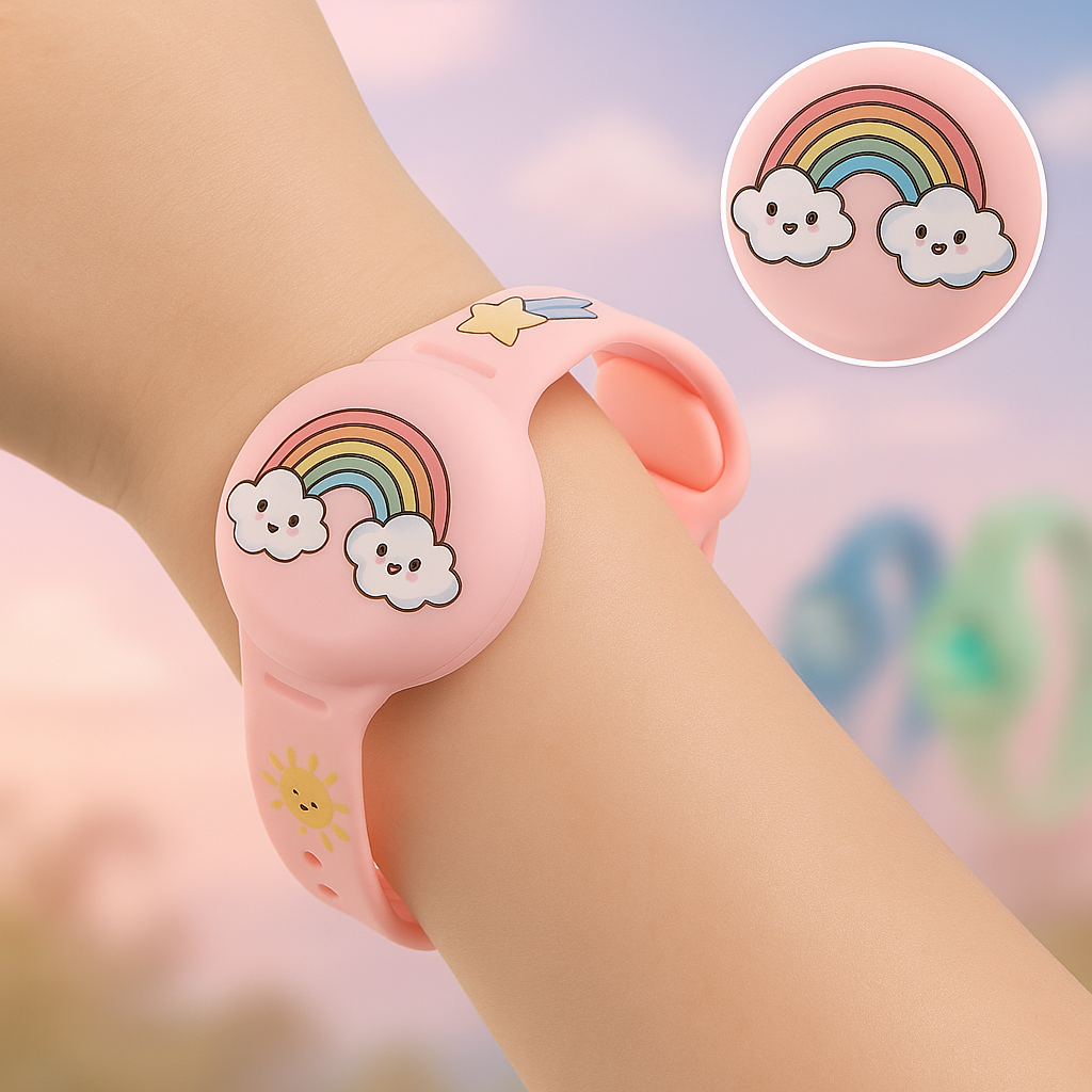 Kids GPS Wristband Real-Time Tracking Adjustable Silicone Strap