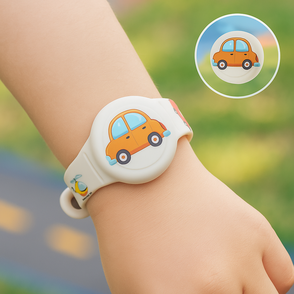 Kids GPS Wristband Real-Time Tracking Adjustable Silicone Strap