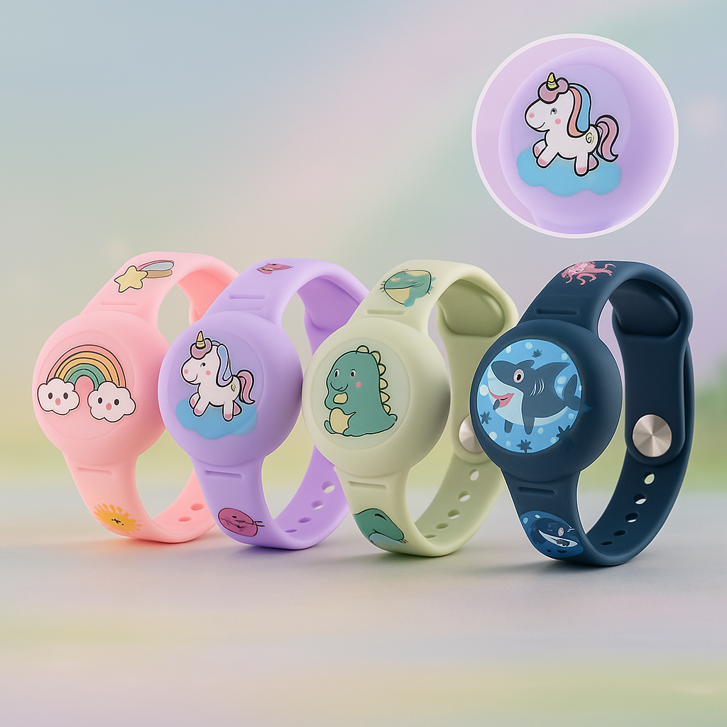 Kids GPS Wristband Real-Time Tracking Adjustable Silicone Strap