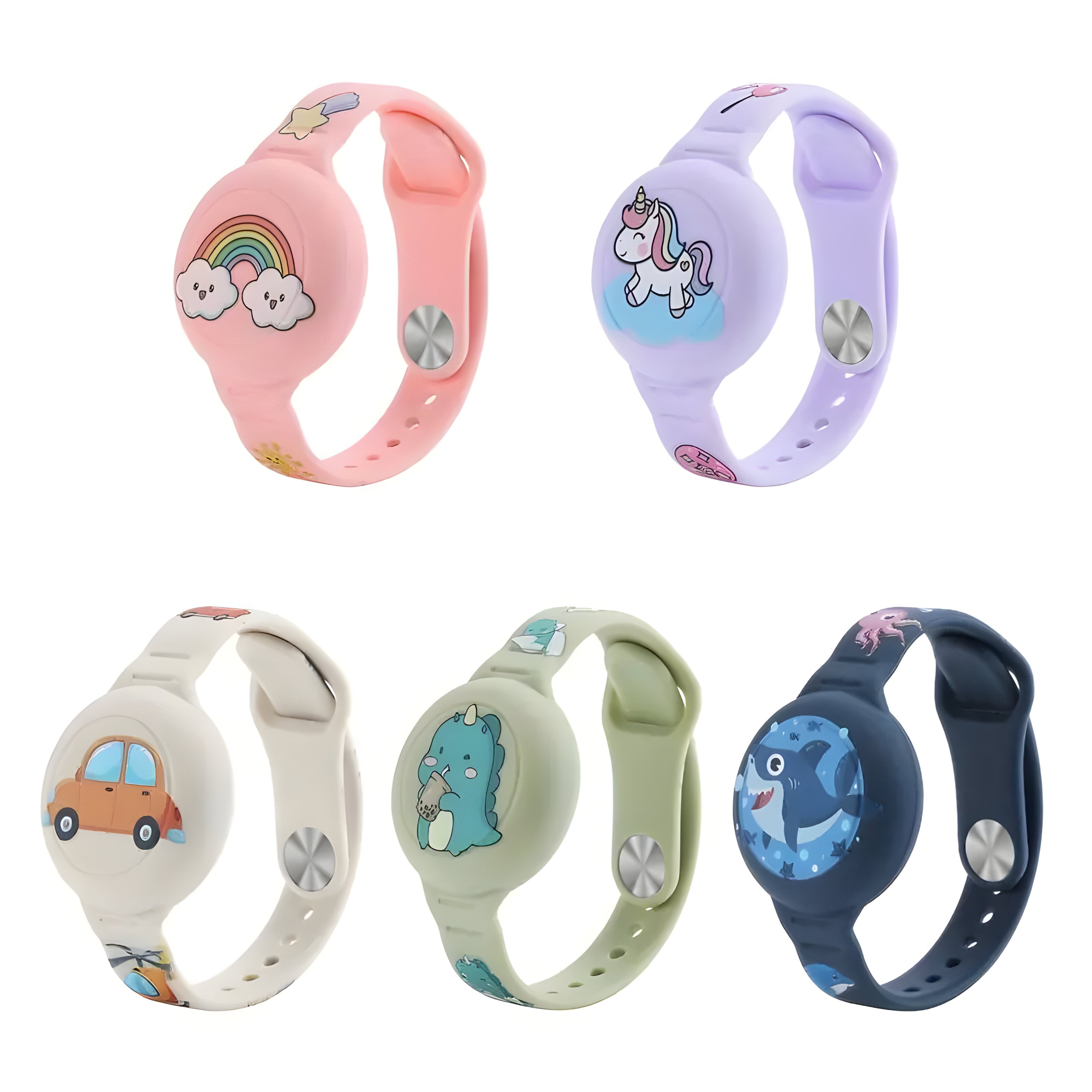 Kids GPS Wristband Real-Time Tracking Adjustable Silicone Strap