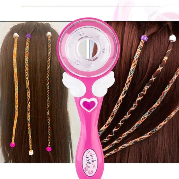 Kids Hair Braider Handheld Spinning Battery Powered