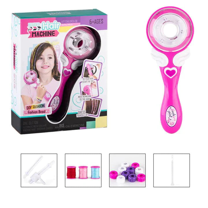 Kids Hair Braider Handheld Spinning Battery Powered