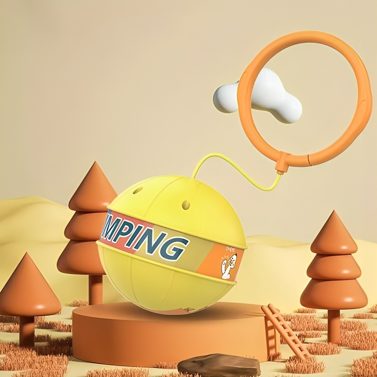 Kids Hopping Ball Light-Up Ring & Elastic Cord