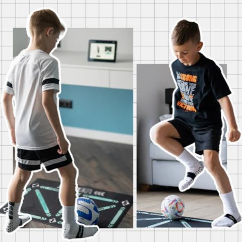 Kids Indoor Soccer Goal Pop-Up Foldable Steel Frame