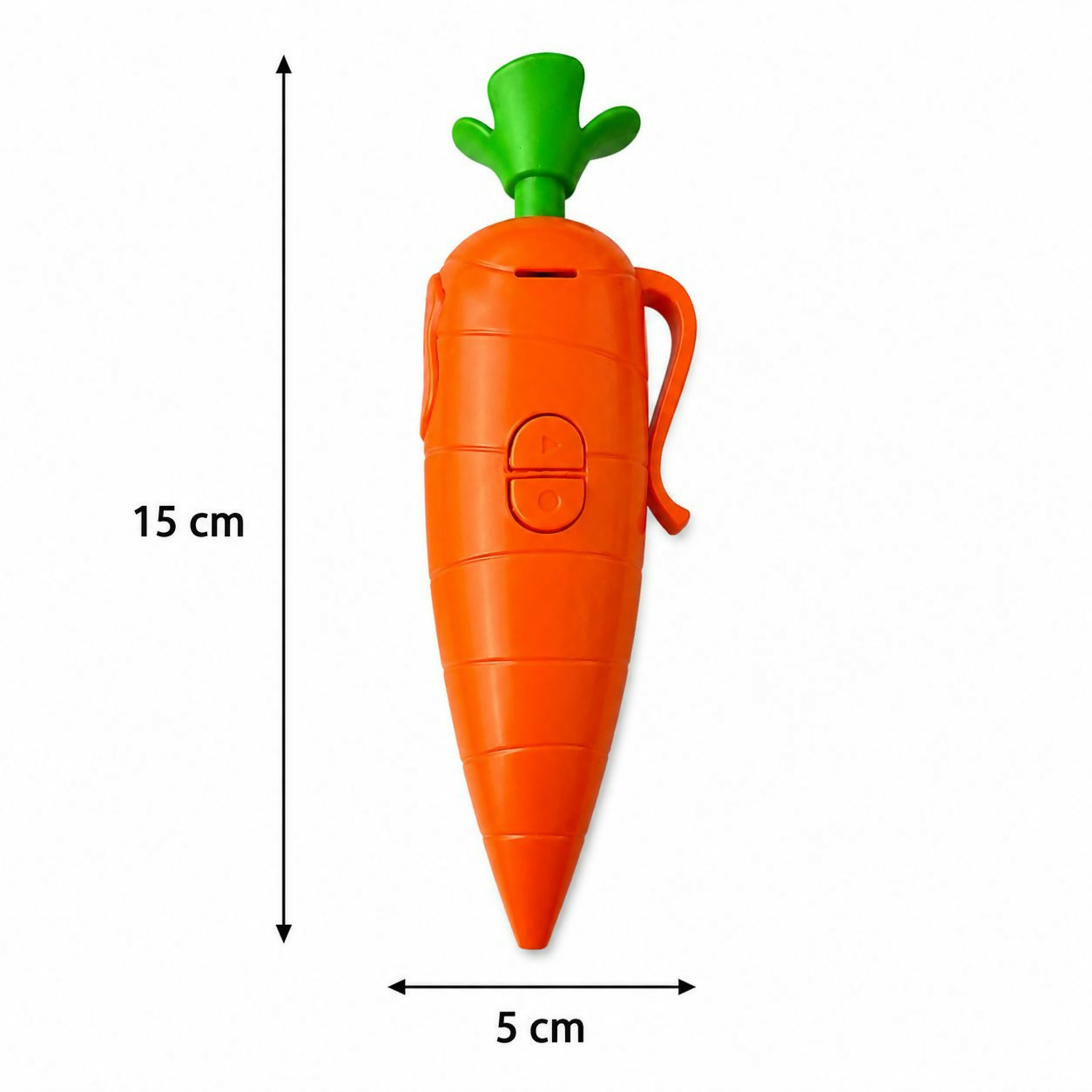 Kids Interactive Pen Carrot Shape One-Button Recording & Playback
