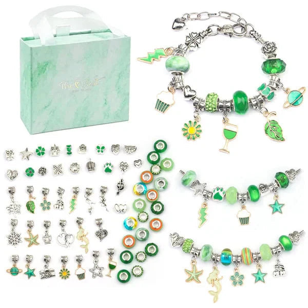 Kids Jewelry Making Kit Over 100 Beads & Charms Hypoallergenic