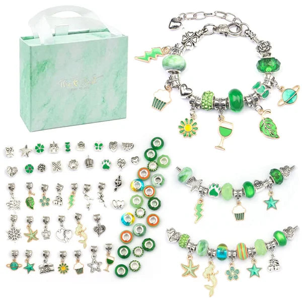 Kids Jewelry Making Kit Over 100 Beads & Charms Hypoallergenic