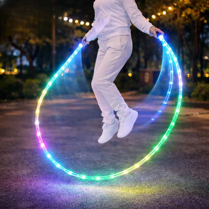 Kids Jump Rope Glowing LED Adjustable Non-Slip Handles