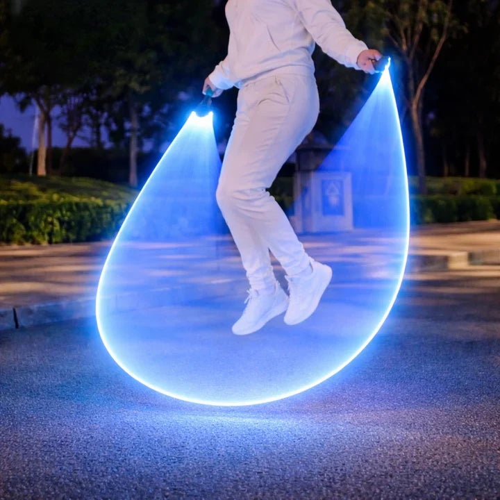 Kids Jump Rope Glowing LED Adjustable Non-Slip Handles