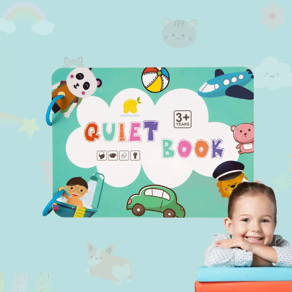 Kids Learning Book Laminated Pages & Wire-Bound