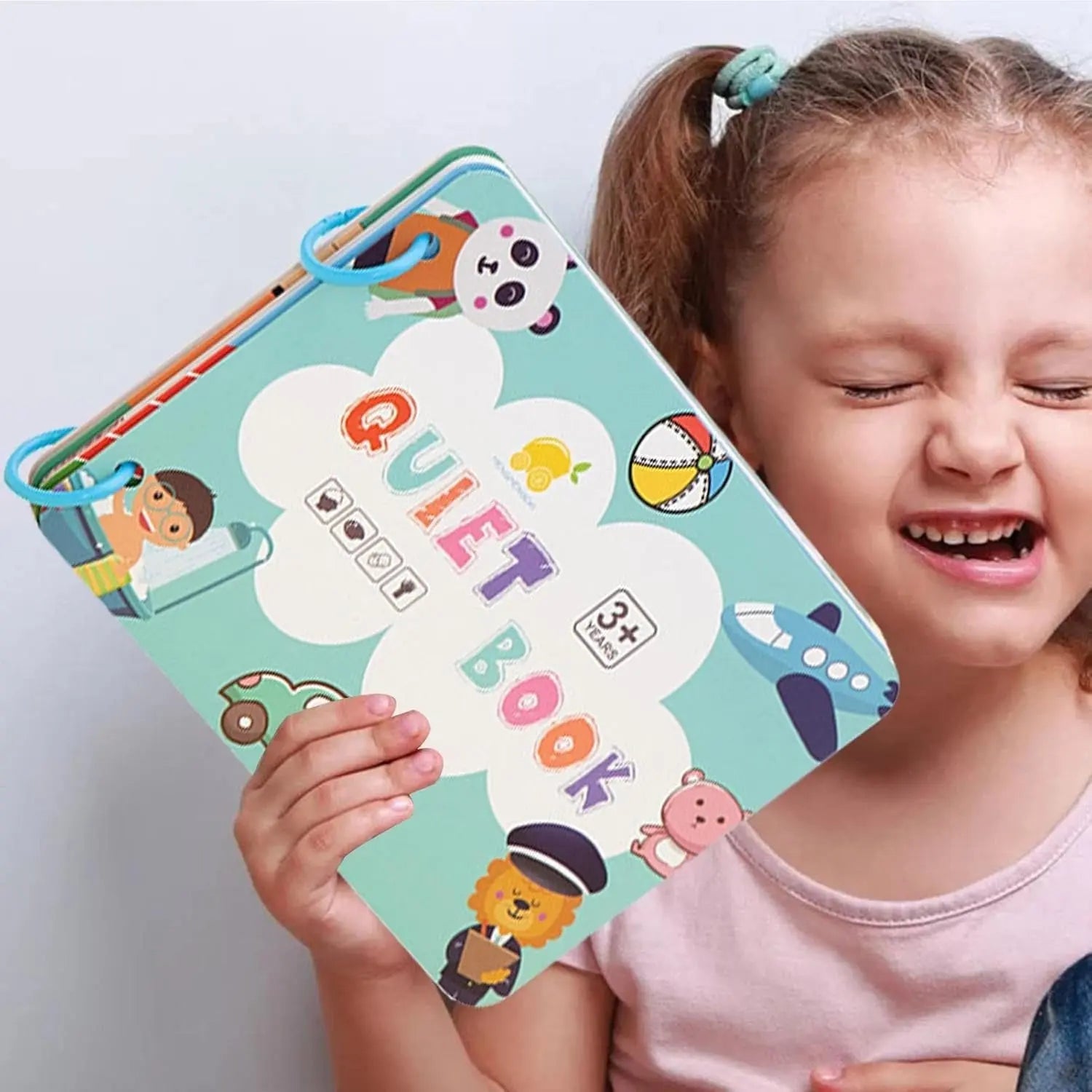 Kids Learning Book Laminated Pages & Wire-Bound