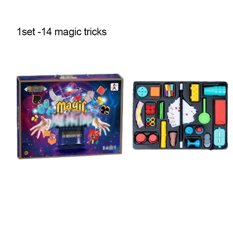Kids Magic Kit 14 Tricks Case & Online Guide
