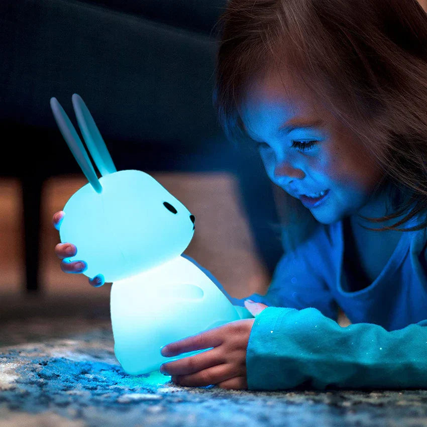 Kids Night Light Bunny Touch Control USB Rechargeable