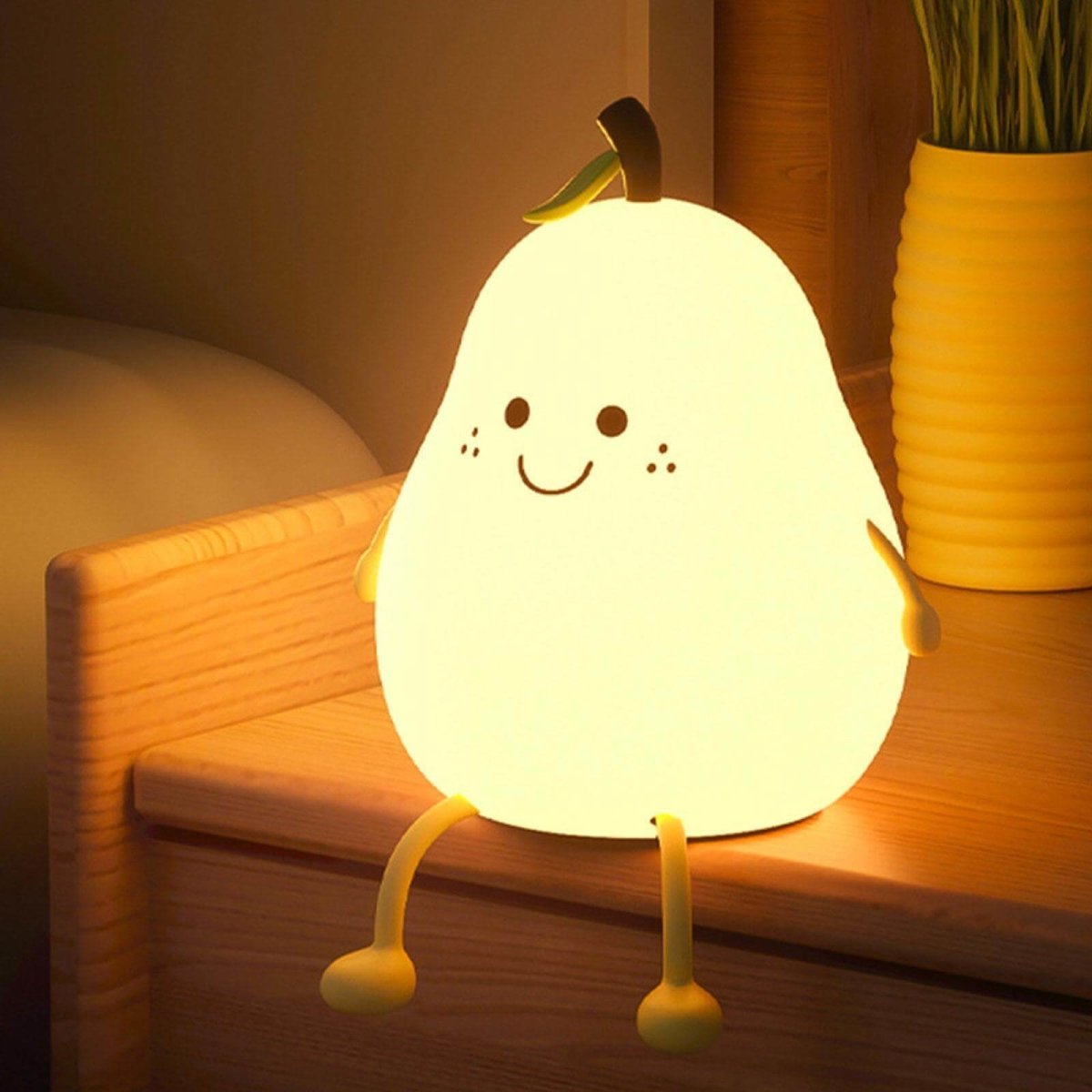 Kids Night Light Silicone Touch Control 7 Colors Timer
