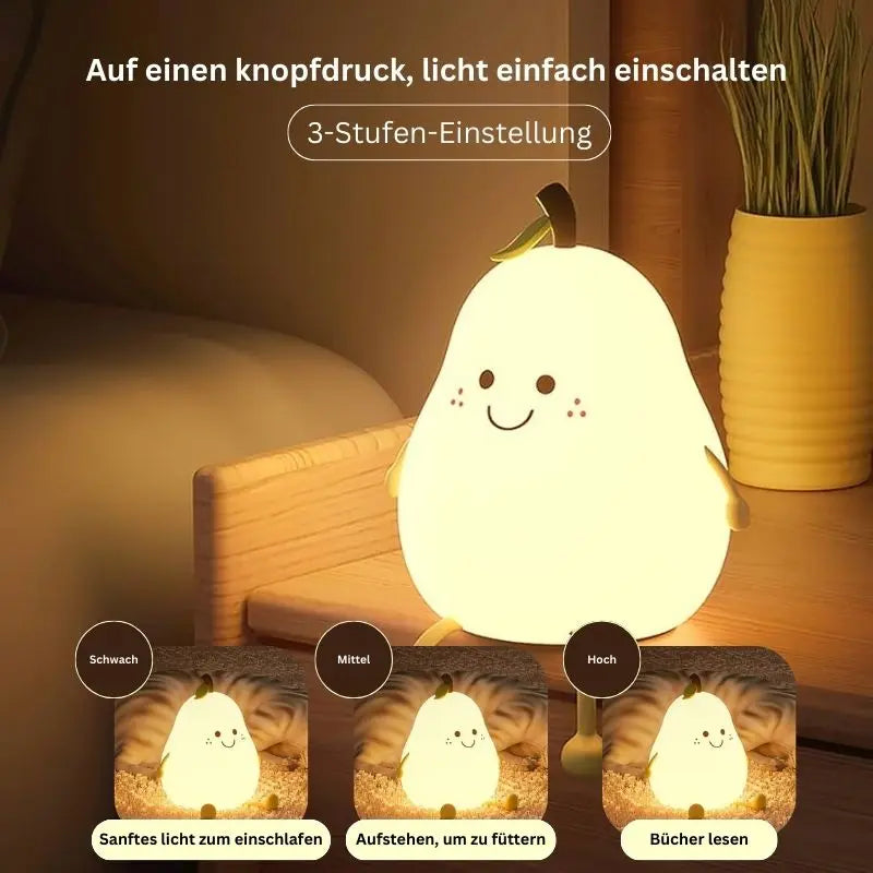 Kids Night Light Soft Silicone 7-Color Dimmable USB Rechargeable