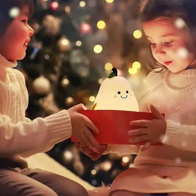 Kids Night Light Soft Silicone 7-Color Dimmable USB Rechargeable