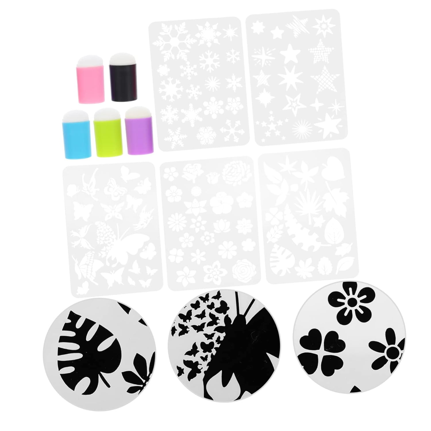 Kids Painting Kit 20-Color Stamp Pad Non-Toxic