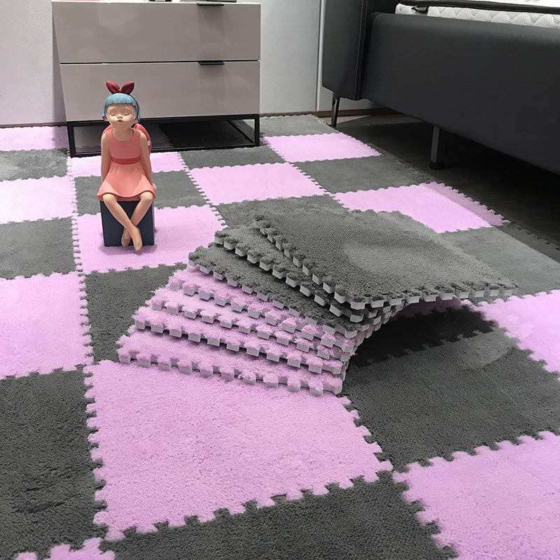 Kids Play Mat Interlocking Foam Shock-Absorbing Waterproof