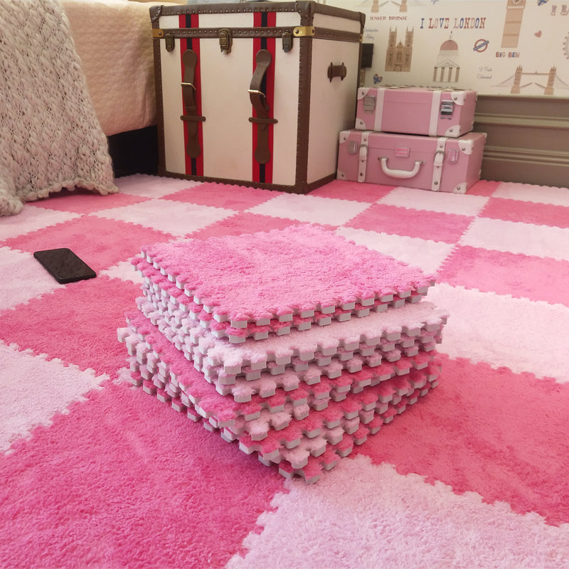 Kids Play Mat Interlocking Foam Shock-Absorbing Waterproof