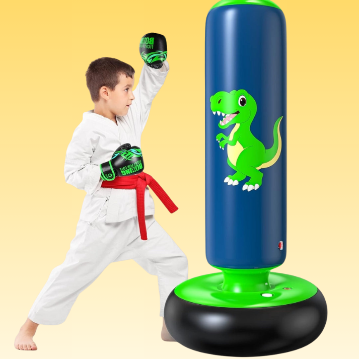 Kids Punching Bag Colorful Durable Foam Active Play