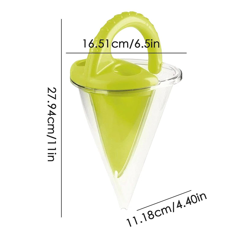 Kids Sand Mold Conical Foldable Two-Part Ergonomic Handle