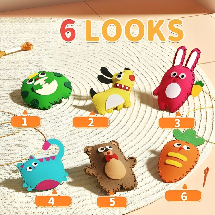 Kids Sewing Kit Beginner-Friendly Complete Set Ages 3+