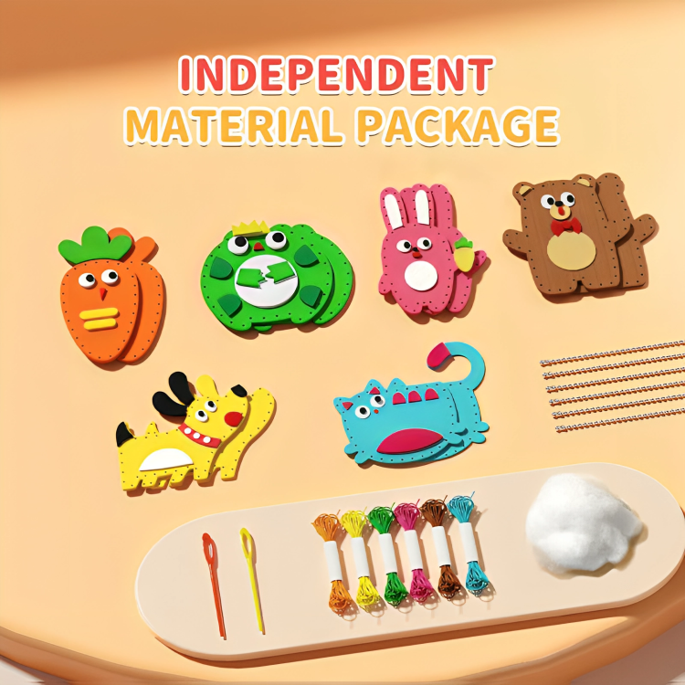 Kids Sewing Kit Beginner-Friendly Complete Set Ages 3+