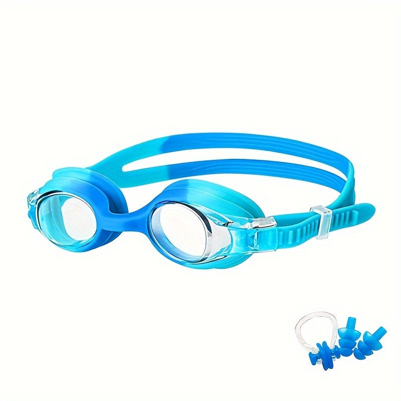 Kids Swim Goggles Anti-Fog & Leak-Proof Silicone Adjustable Strap