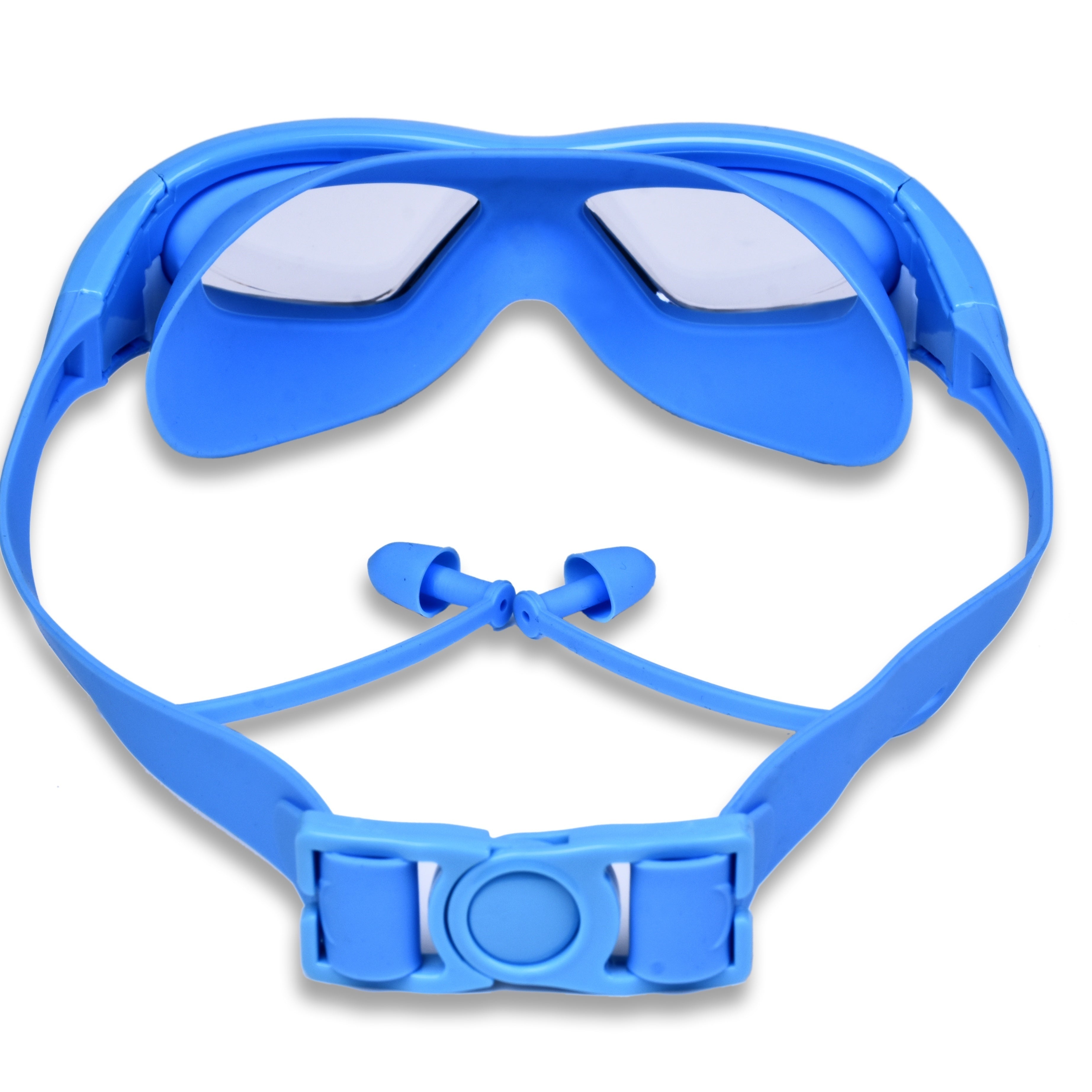 Kids Swim Goggles Large-Frame Anti-Fog Leak-Proof