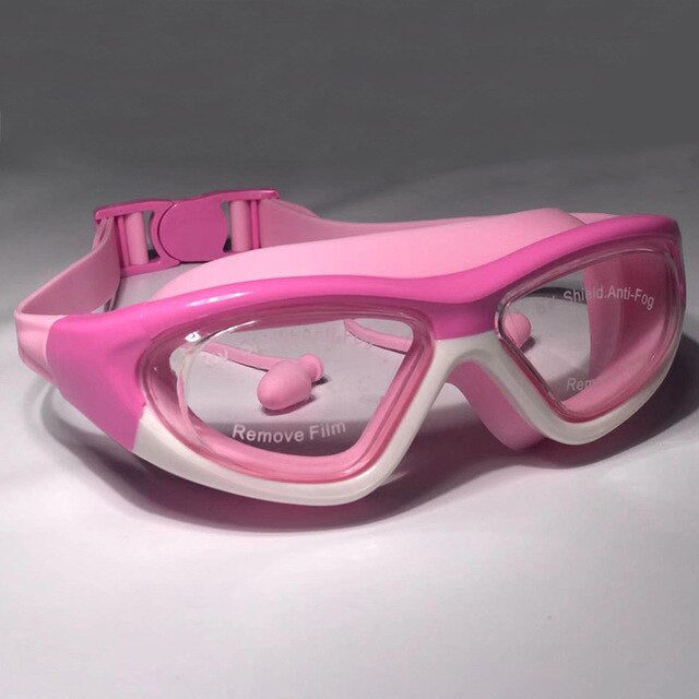 Kids Swimming Goggles Anti-Fog & UV Protection Adjustable Strap