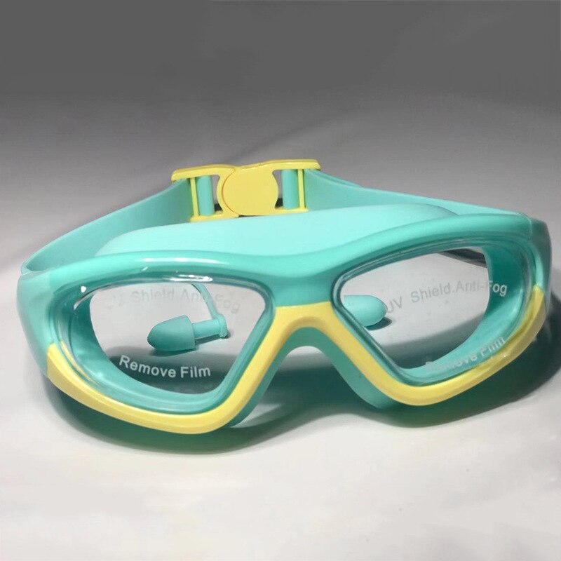 Kids Swimming Goggles Anti-Fog & UV Protection Adjustable Strap