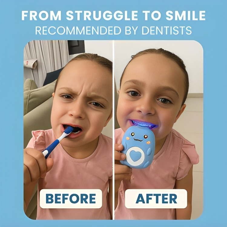 Kids Toothbrush Dinosaur Design Child-Sized Ages 2 To 12