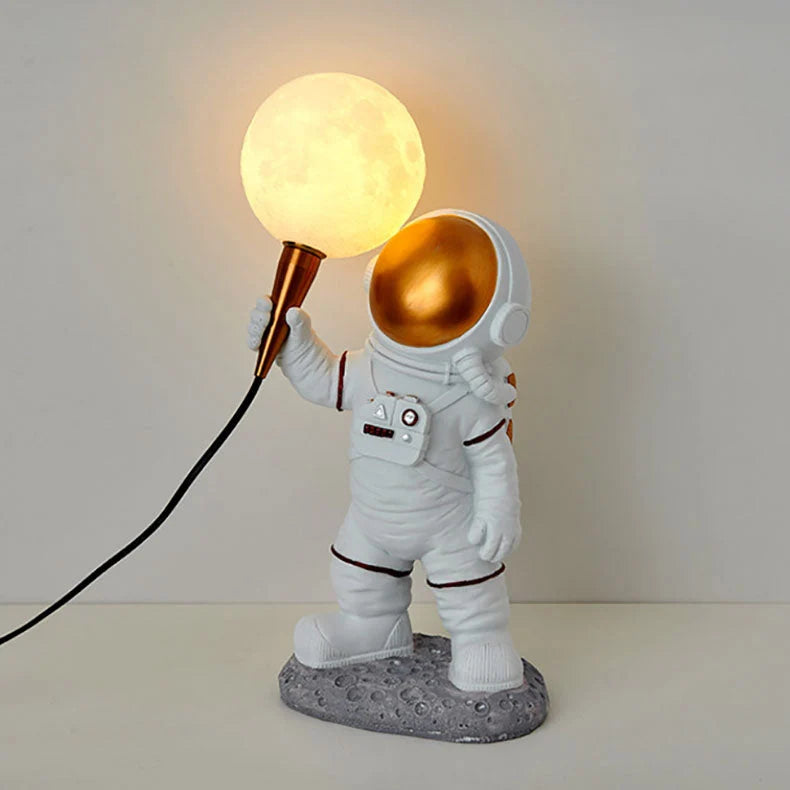 Kids Wall Lamp Astronaut Design Warm Glare-Free LED