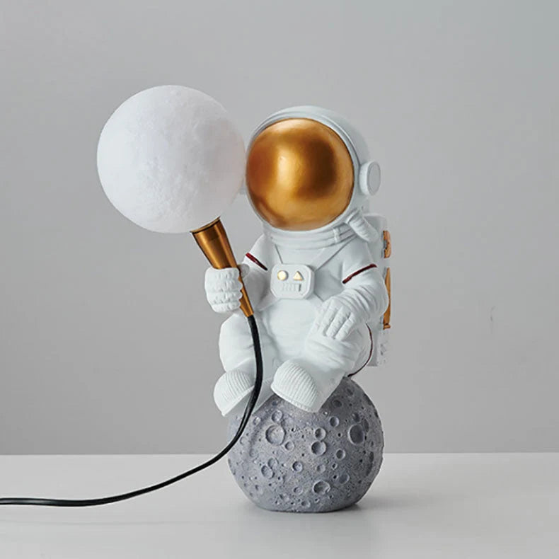 Kids Wall Lamp Astronaut Design Warm Glare-Free LED