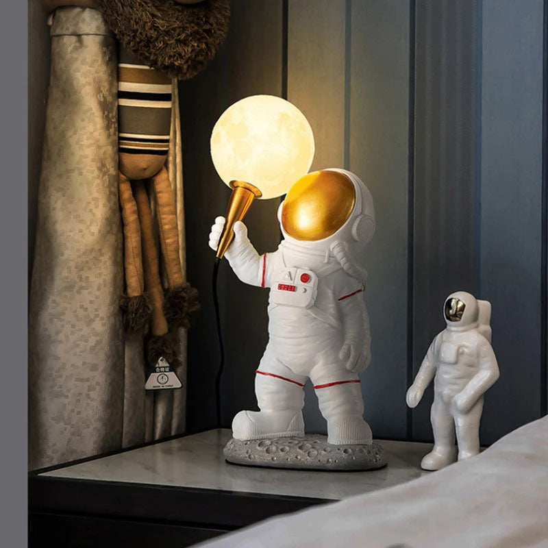 Kids Wall Lamp Astronaut Design Warm Glare-Free LED