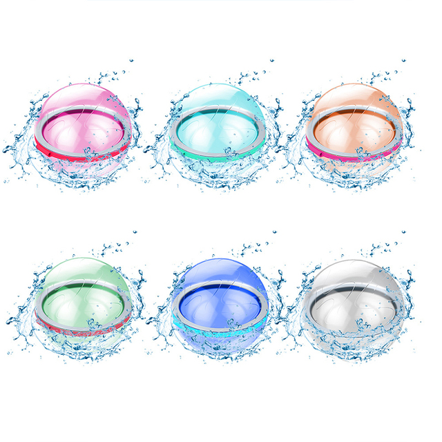 Kids Water Balloons Magnetic Closure Reusable Silicone Quick Fill