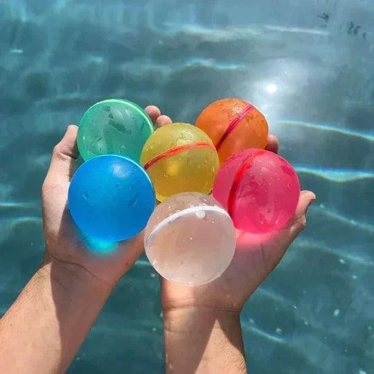 Kids Water Balloons Magnetic Closure Reusable Silicone Quick Fill