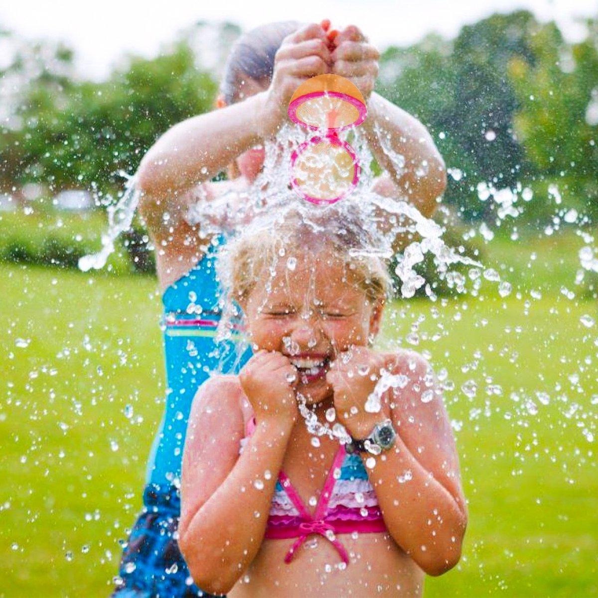 Kids Water Balloons Magnetic Closure Reusable Silicone Quick Fill