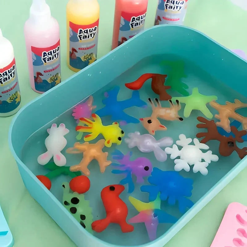 Kids Water Gel Craft Kit Non-Toxic Gel & Templates