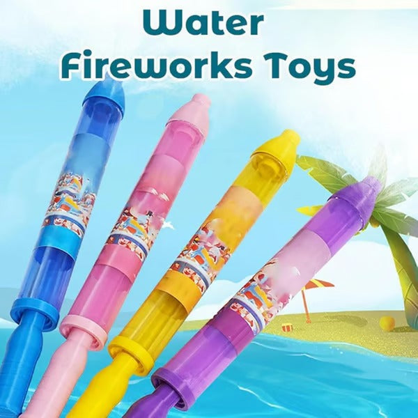 Kids Water Gun Fireworks Spray Effect Easy Pull Trigger