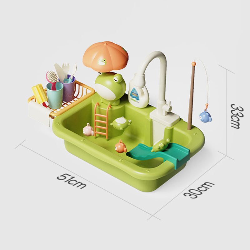 Kids Water Play Table Circulating Fountain Accessories Included