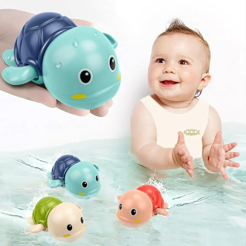 Kinder Badspielzeug Set Schwimmende Schildkröte Drei-teilig