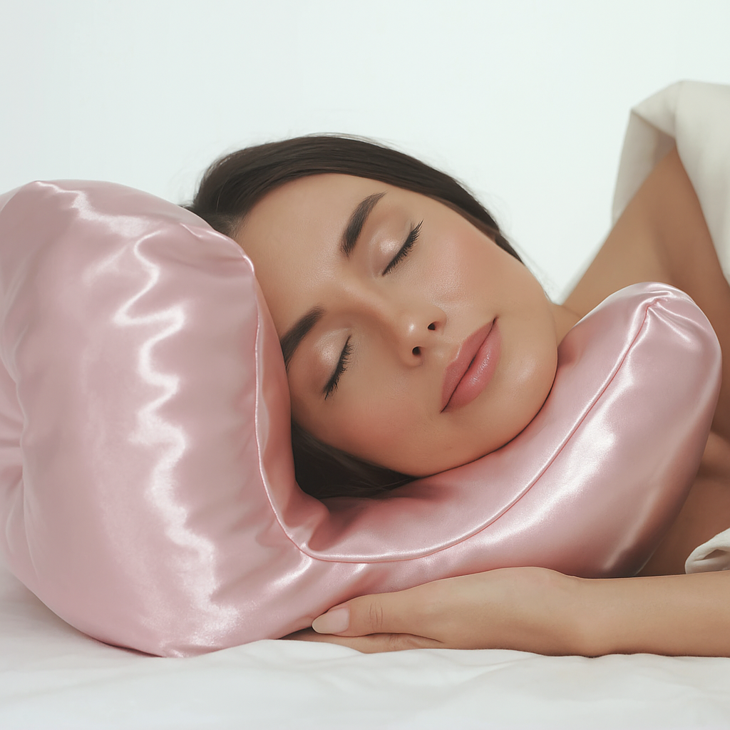 Kissenbezug Anti-Falten Seidengefühl Satin Hypoallergen & Atmungsaktiv