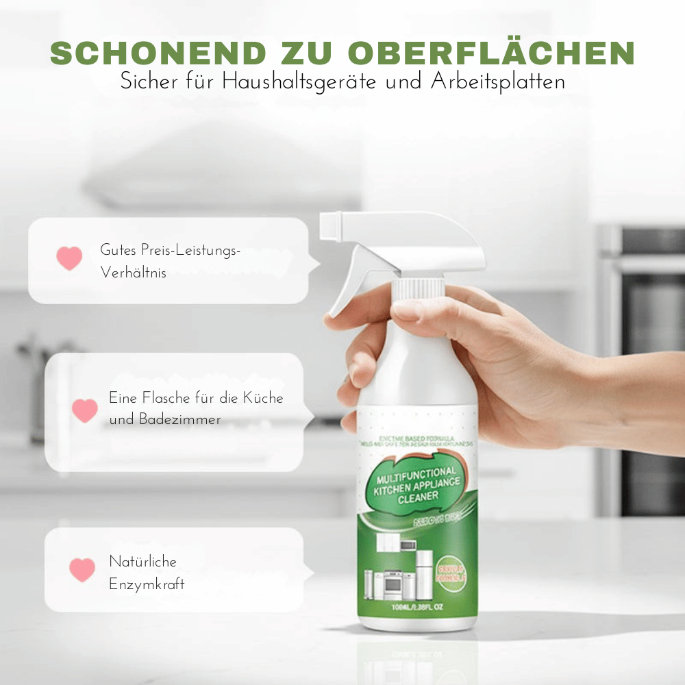 Kitchen Cleaning Spray Natural Enzyme Degreaser 100 ml