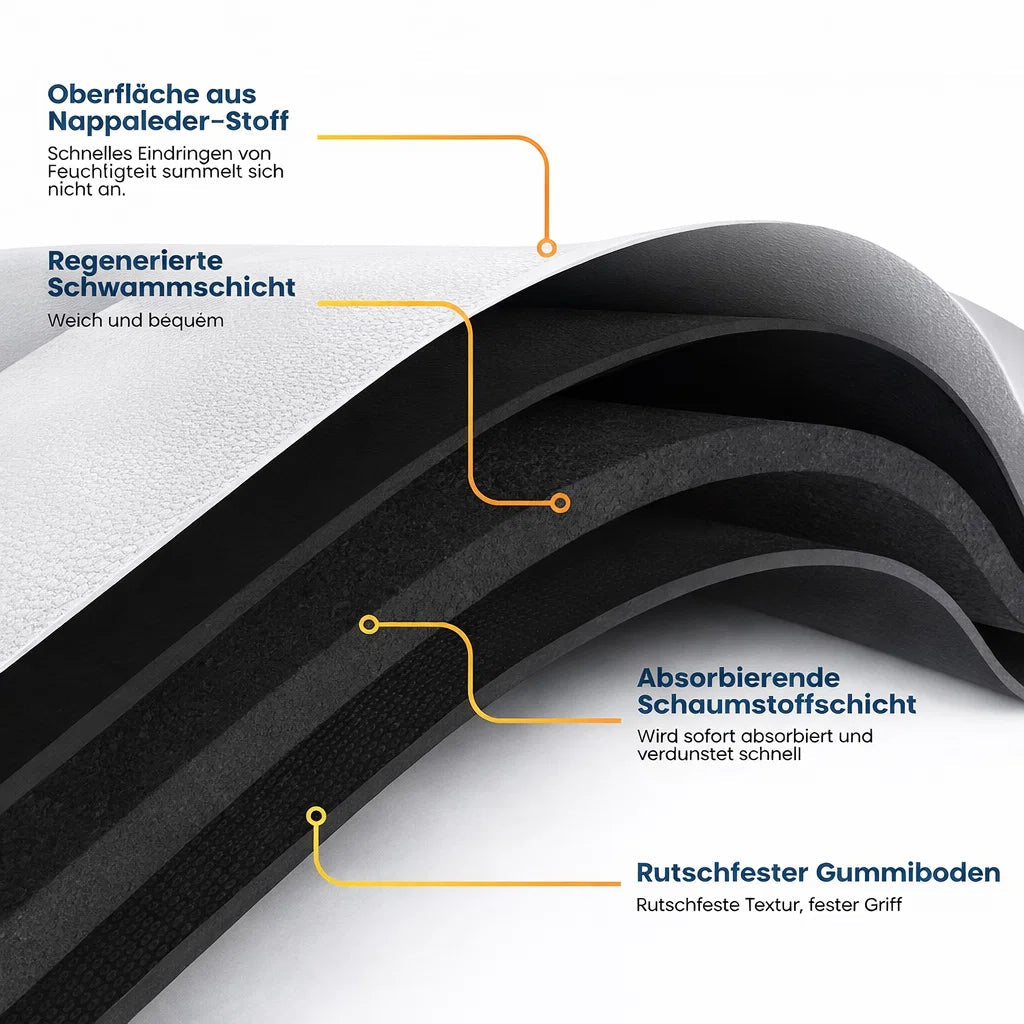 Kitchen Floor Mat Super-Absorbent & Non-Slip Rubber Backing